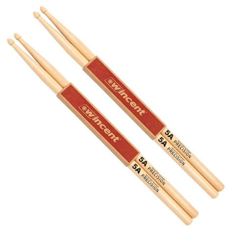 DISC Wincent Hickory 5AP Drumsticks 2pk At Gear4music