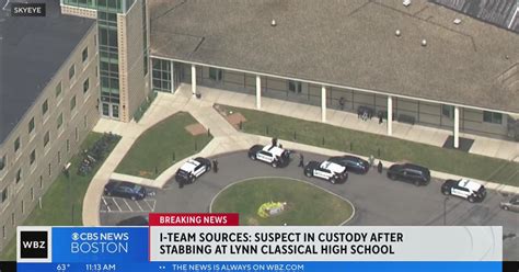 Student Stabbed At Lynn Classical High School Suspect In Custody Cbs