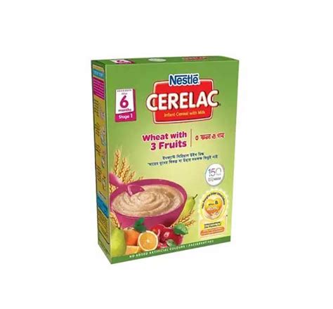 Nestlé Cerelac 1 Wheat with 3 Fruits 6 Months 400gm Fresh Bazar