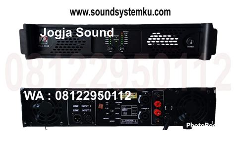 Power Ampli Pasline PLA 3000 Grosir Audio Perlengkapan Sound System