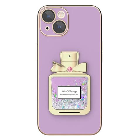 3d Moving Glitter Perfume Bottle Iphone Case Creamcy Cases