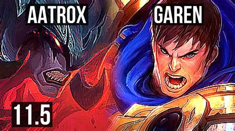 Aatrox Vs Garen Top Games K Mastery Dominating