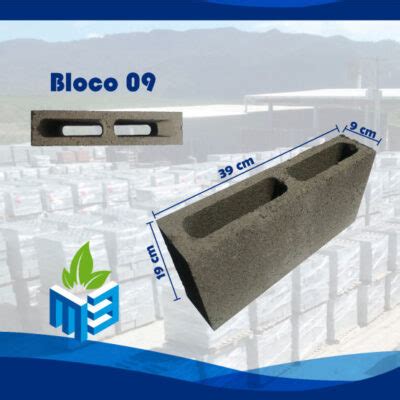 Bloco De Concreto Compensador 14x19x04 Tipo Estrutural M3 Premoldados