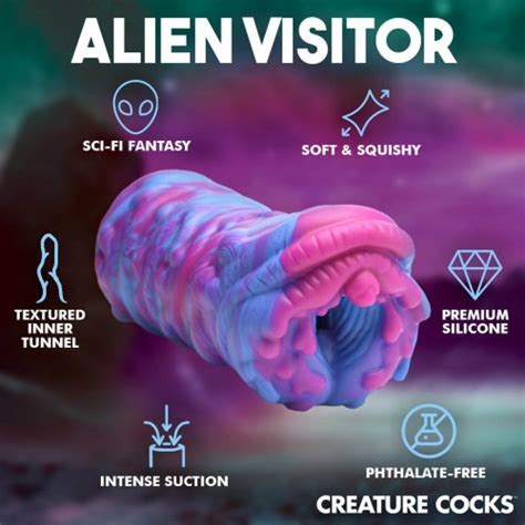 Creature Cocks Cyclone Squishy Silicone Alien Vagina Stroker Sex Toys