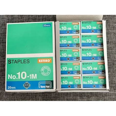 Jual Per 20 Kotak Kecil Kenko Isi Staples No 10 1m Anak Hekter Per