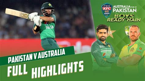 Full Highlights Pakistan Vs Australia St Odi Pcb Mm T