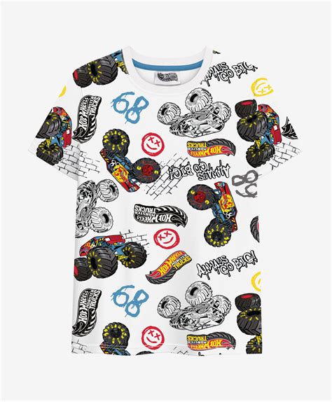 Chlapeck Tri Ko S Kr Tk M Ruk Vem A Licenc Hot Wheels Bavlna K Pepco