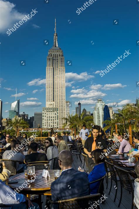 Rooftop Bar Empire State Building 5th Editorial Stock Photo Stock