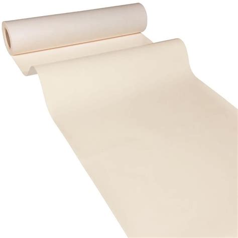 JUNOPAX Chemin de Table en papier ivoire 50 m x 0 40 m imperméable et