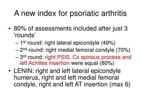 Ppt Assessment Of Enthesitis In Psoriatic Arthritis Powerpoint