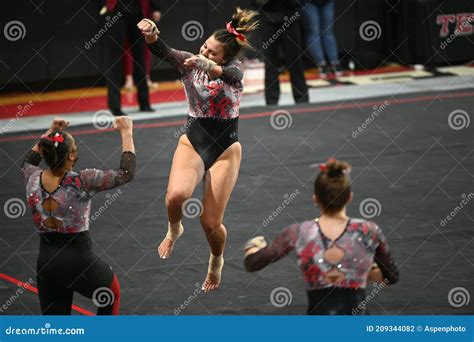 2021 Ncaa Gymnastics Ken Anderson Meet At Temple Univeristy Editorial Photography Image Of