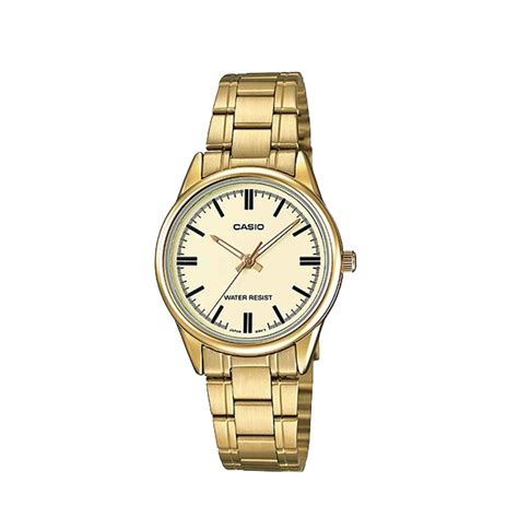 Casio Ltp V G Audf Gold Stainless Steel Strap Quartz Watch Fo