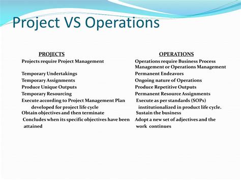 Project Management Vs Normal Management