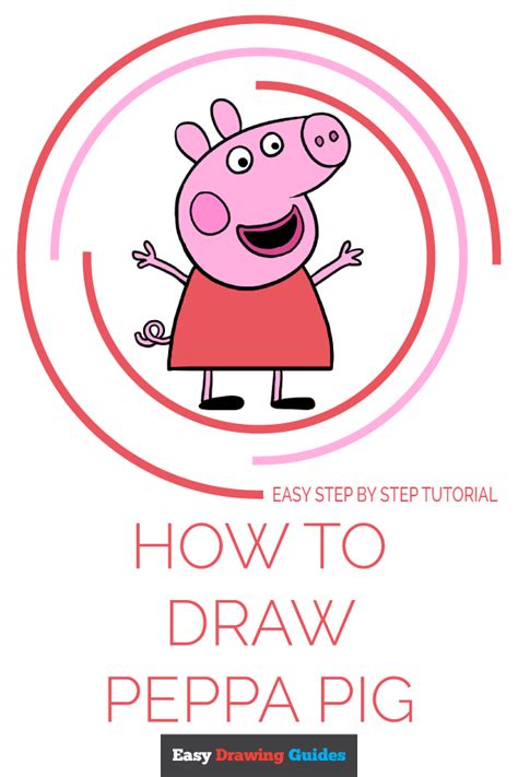 How to Draw Peppa Pig - EASY Step by Step Tutorial