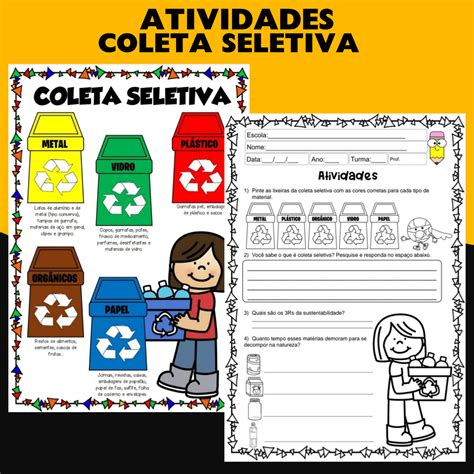 Atividades Coleta Seletiva 1 Ano