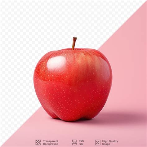 premium psd transparent background   apple