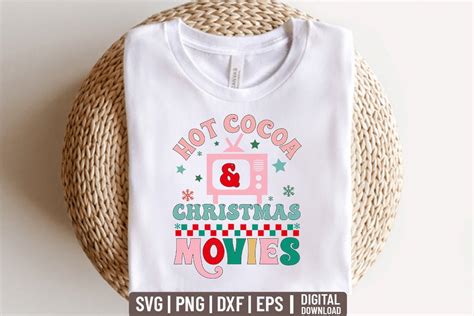 Hot Cocoa Christmas Movies Svg Graphic By Moslem Graphics Creative Fabrica