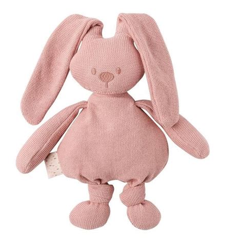 Peluche Tricot Lapidou Nattou En Coton Rose Cdiscount Jeux Jouets