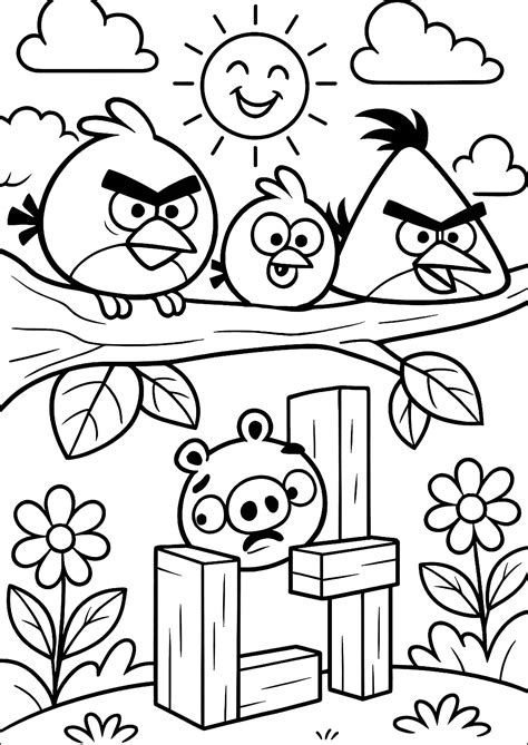 Angry Birds Para Colorir - 9
