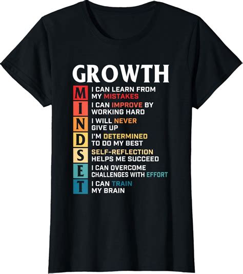 growth mindset definition motivational quote inspiration  shirt