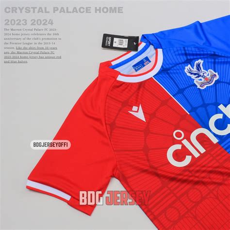 Jual Jersey Crystal Palace Home Official Full Patch Grade Ori