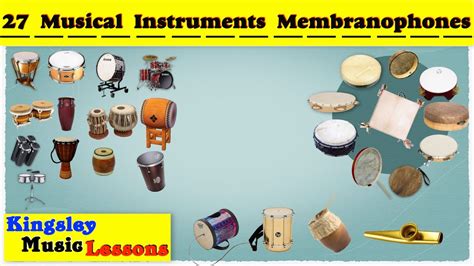 CLASSIFICATION OF MUSICAL INSTRUMENTS: MEMBRANOPHONES, 57% OFF