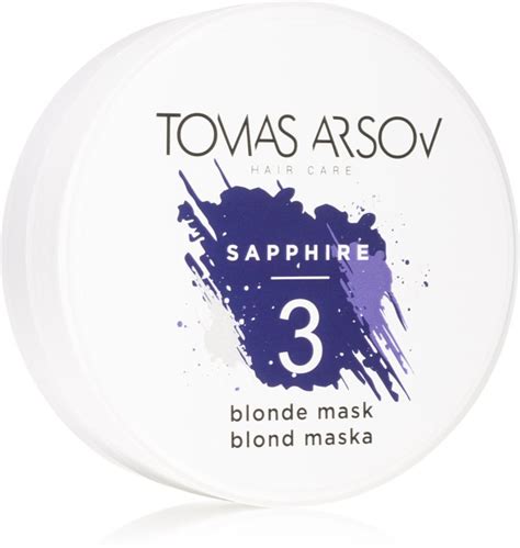 Tomas Arsov Sapphire Blonde Mask přirozeně neutralizující maska pro blond a melírované vlasy