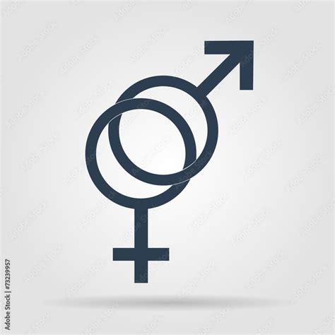 Male And Female Sex Symbol Vector Illustration Stock Vector Adobe Stock