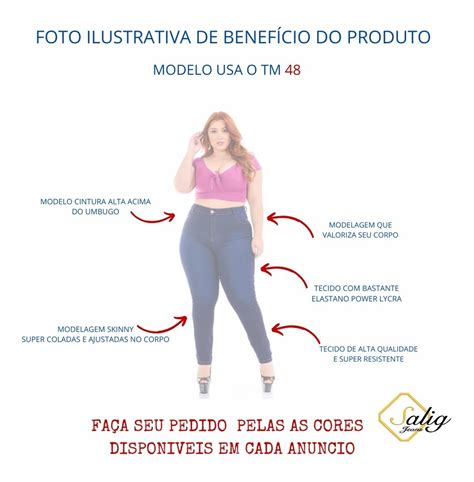 Kit Calcas Feminino Skinny Jeans Hot Pants Plus Size Lycra Frete Gr Tis