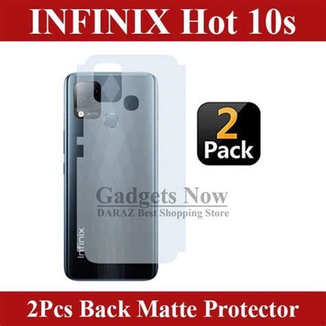 Infinix Hot 10s Back Matte Protection Soft Skin Sheet Soft Film Protection For Infinix Hot 10s