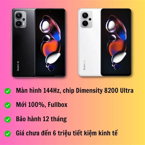 Xiaomi Redmi Note 12T Pro 8GB 256GB Bảo hành 12 tháng