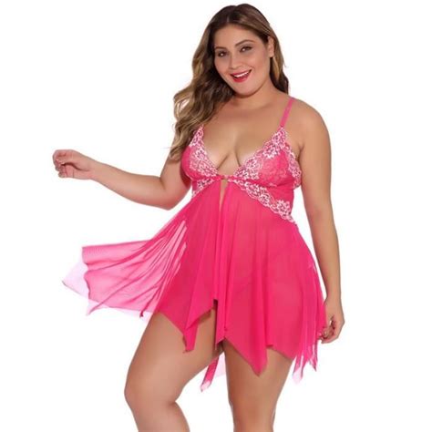 Nuisette Sexy Lingerie Femme Robe Chemise De Nuit D Shabill Transparent Sous V Tements Avec G