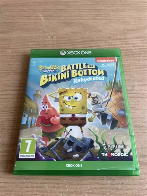 Spongebob Squarepants Battle For Bikini Bottom Rehydrated Xbox One Series X Game Picclick Uk