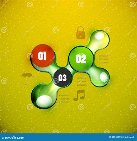 Abstract Futuristic Infographics Template Stock Vector Illustration Of Form Decoration 31851773