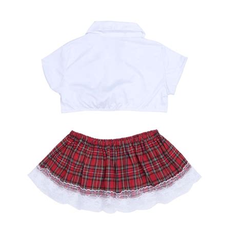Sexy Lingerie Set School Girl Student Adult Cosplay Fancy Dress Uniform Costume EBay
