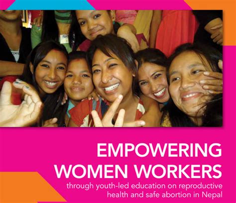 Empowering Women Workers Through Youth Led Education On Reproductive