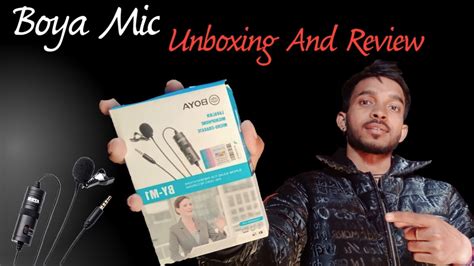 Best Mic For Youtube Videos Boya By M1 Mic Unboxing And Review 2023