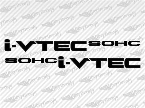 Honda I Vtec Sohc Decal Stickers