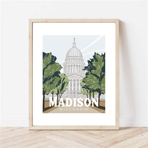 Wisconsin Capitol Etsy