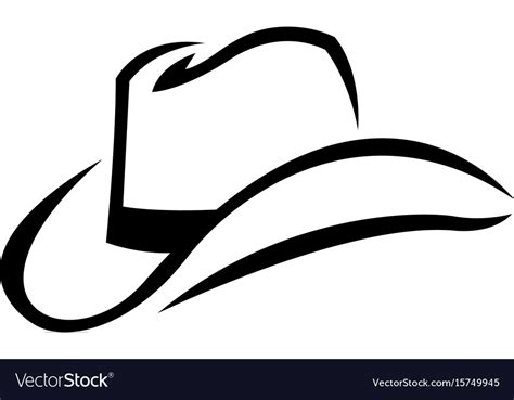 Cowboy Hat Silhouette Vector 52 Koleksi Gambar