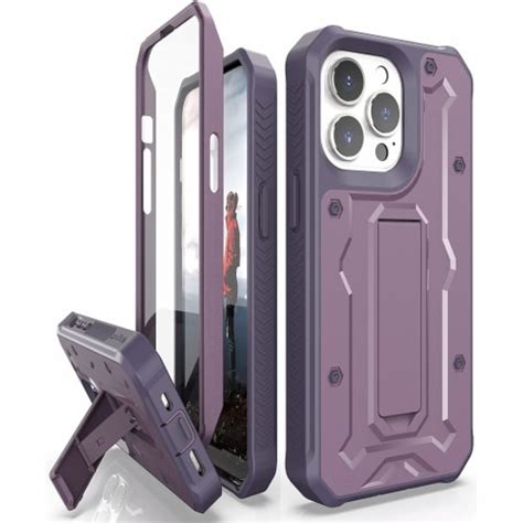 V Case for iPhone 13 Pro with Built-in Screen Protector & Kickstand ...