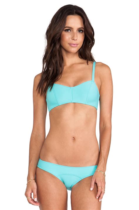 Lyst Lisa Marie Fernandez Genevieve Bikini In Blue