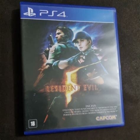 Jogo Resident Evil 5 Ps4 Mídia Física Shopee Brasil