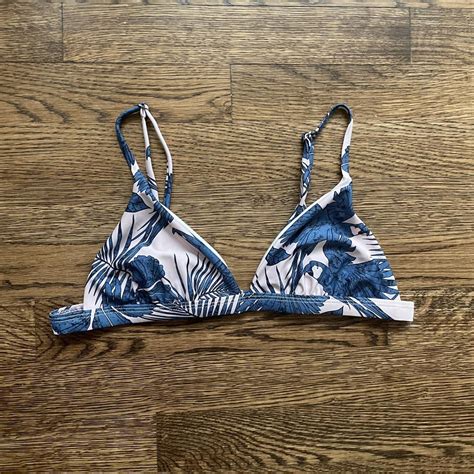 MINKPINK Bikini Top Tropical Print Size Medium Depop