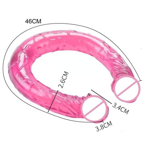 Godemiché Double Long Et Réaliste Pour Femme Plug Anal Vagin Pour Femme Jouet Sexuel Cheval