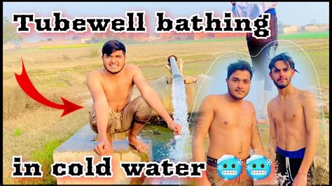 Tubewell Bathing In Cold Water With Hot Sexy Fun Viral YouTube