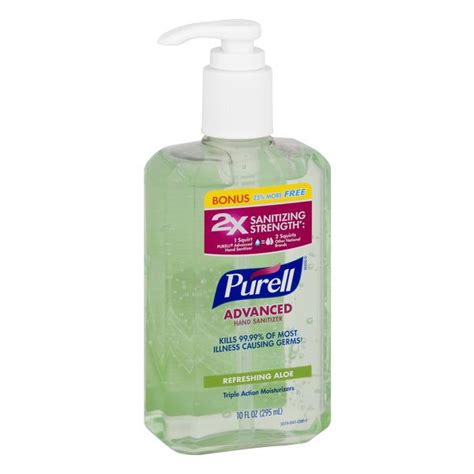 Purell Advanced Hand Sanitizer Refreshing Aloe Hy Vee Aisles Online Grocery Shopping