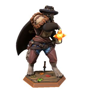 Roamfar Gunslinger Made With Hero Forge