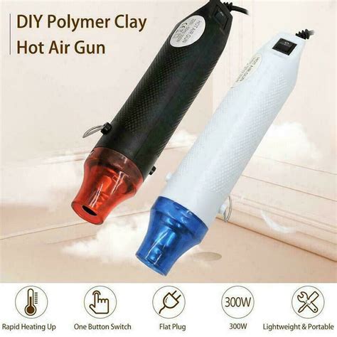 Sayfut Portable Mini Heat Gun Diy Electric Nozzles Tool Watt Diy Hot Air Gun For Diy