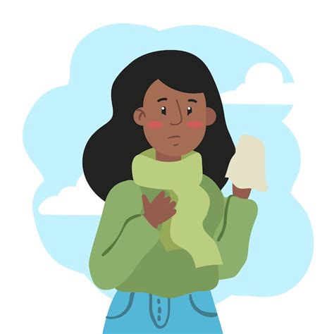 Una Persona Con Un Diseño Frío Vector Gratis